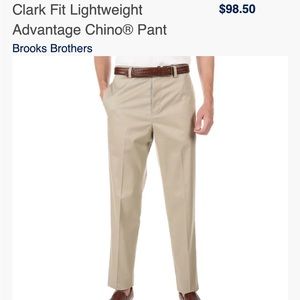 Brooks Brother Advantage Chino W33L30 Dark Khaki